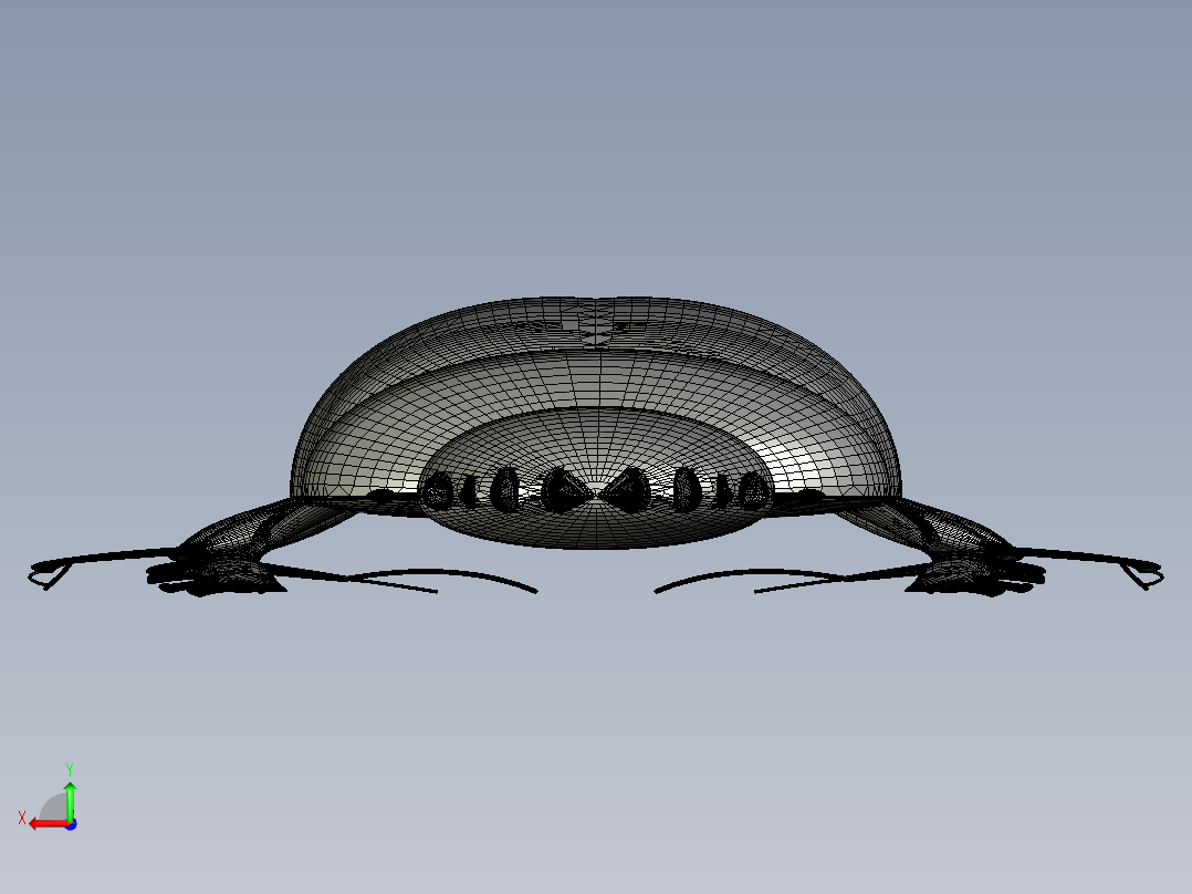 斯卡布甲壳虫后视图