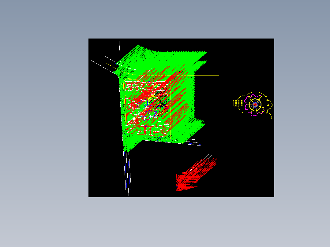某文化广场景观照明设计平面图
