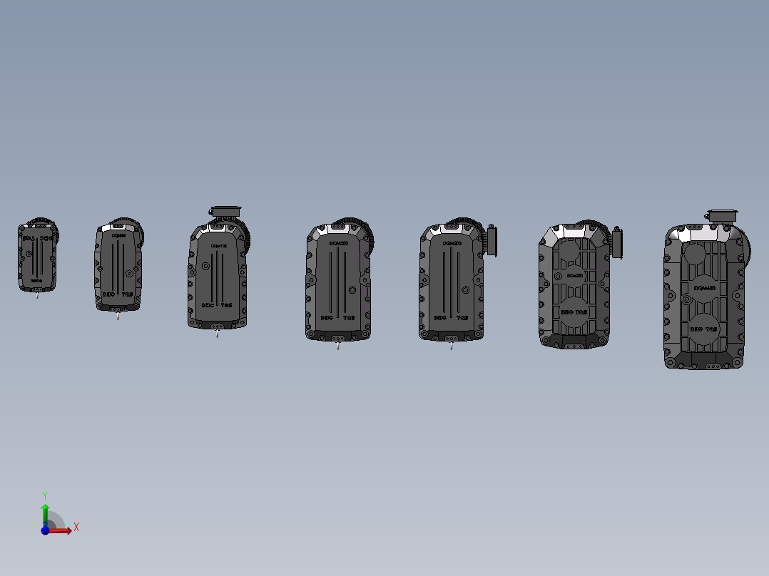 电动葫芦升降电机 7款前视图