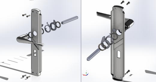 门把手结构3D缩略图