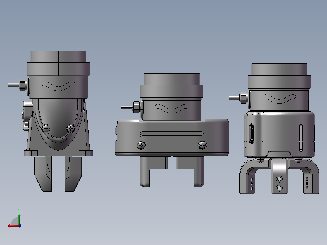 机械爪模型（需要特征识别）后视图