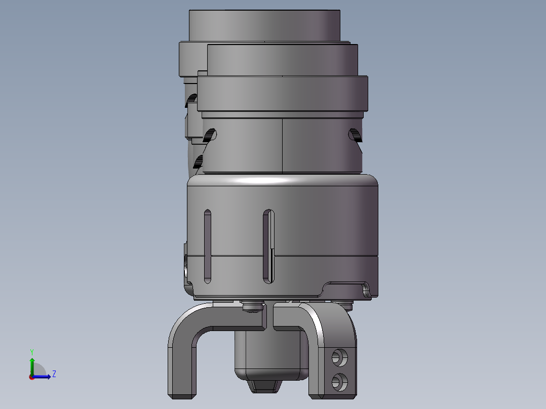 机械爪模型（需要特征识别）左视图
