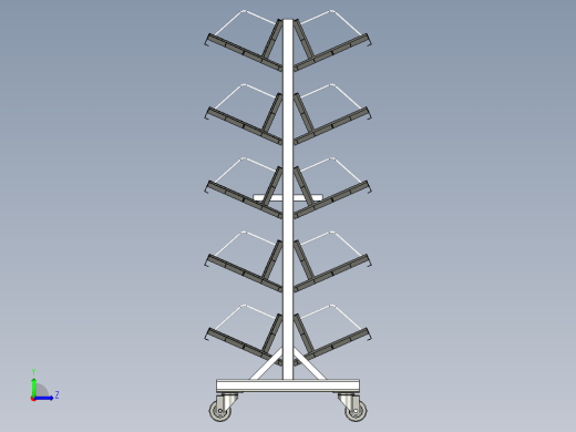 PCB物料车左视缩略图