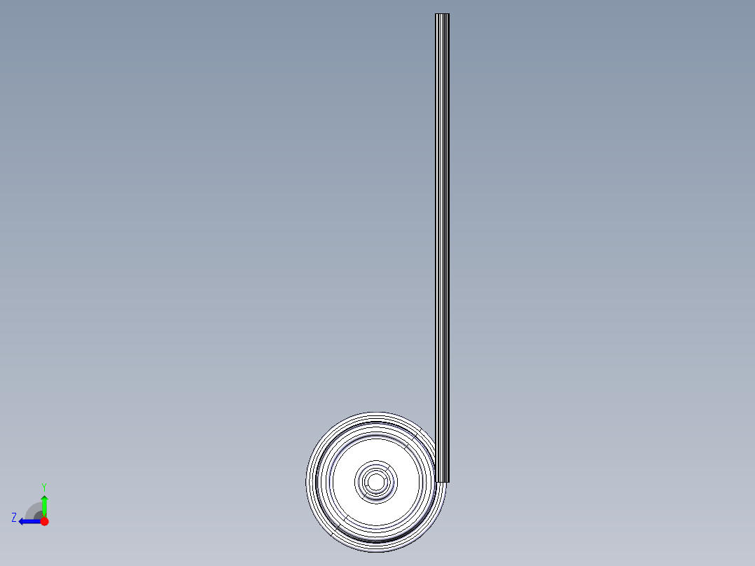 仿真轮组右视图
