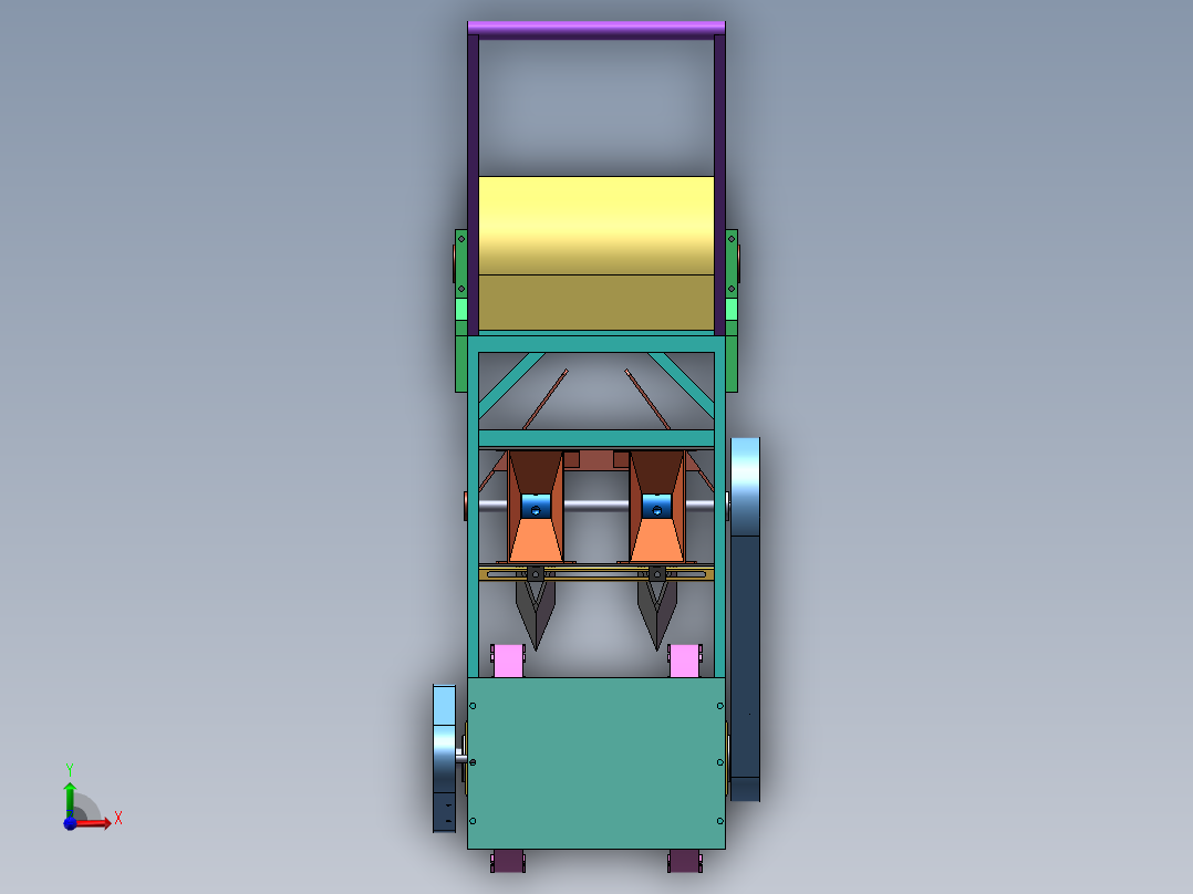 手推式多功能蔬菜播种机 1861693前视图