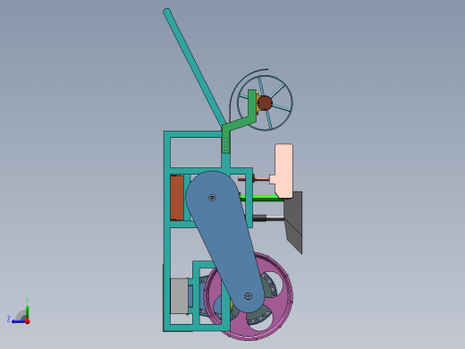 手推式多功能蔬菜播种机 1861693右视缩略图
