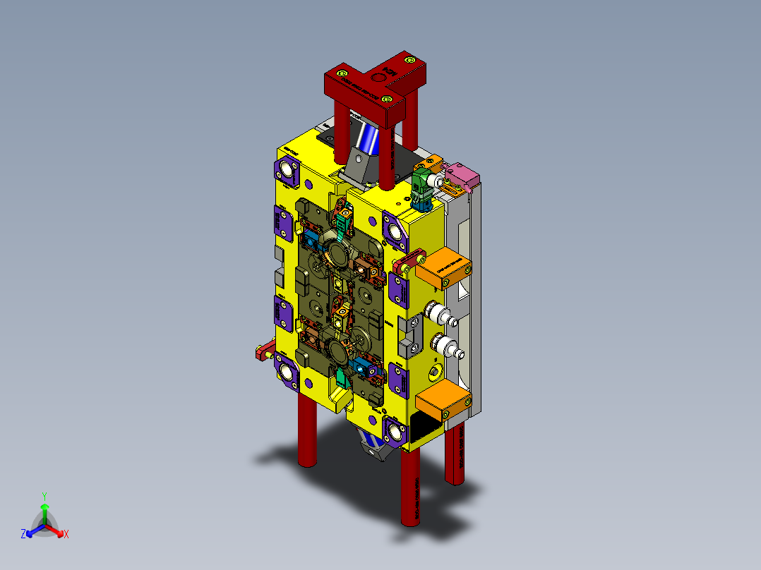 HASCO标准某电器产品出风口模具