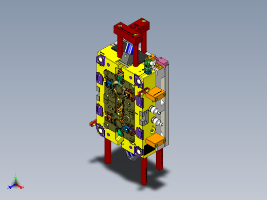 HASCO标准某电器产品出风口模具