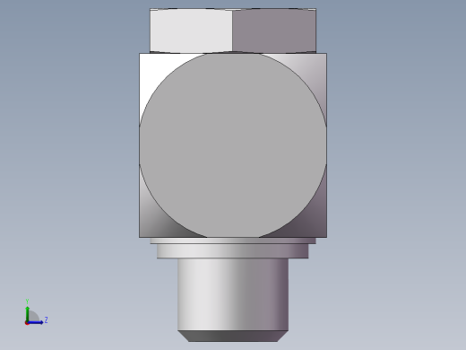 铰接式90度接头、1CI-18-16左视缩略图