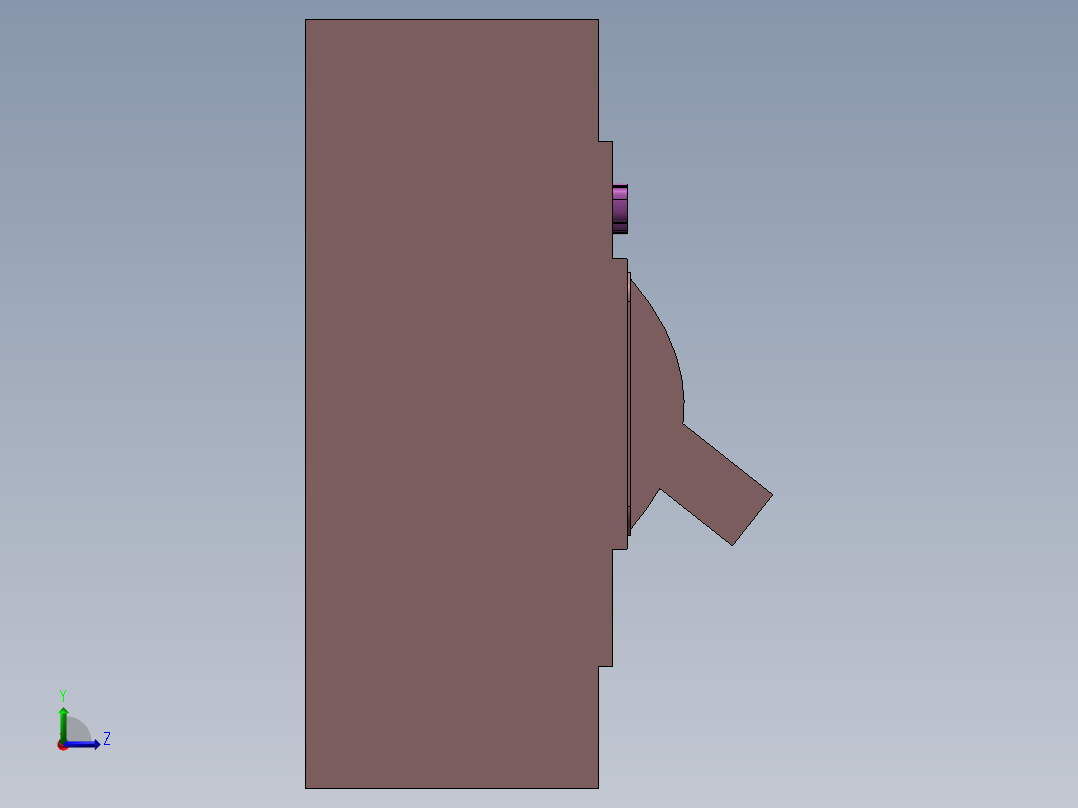 常熟塑壳断路器左视图