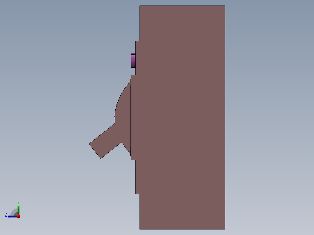 常熟塑壳断路器右视图