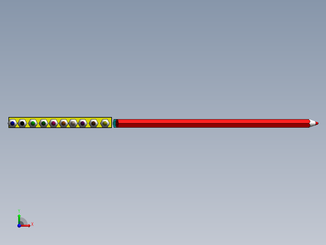 笔、中性笔、铅笔(32)前视图