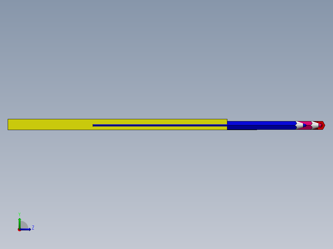 笔、中性笔、铅笔(32)左视图