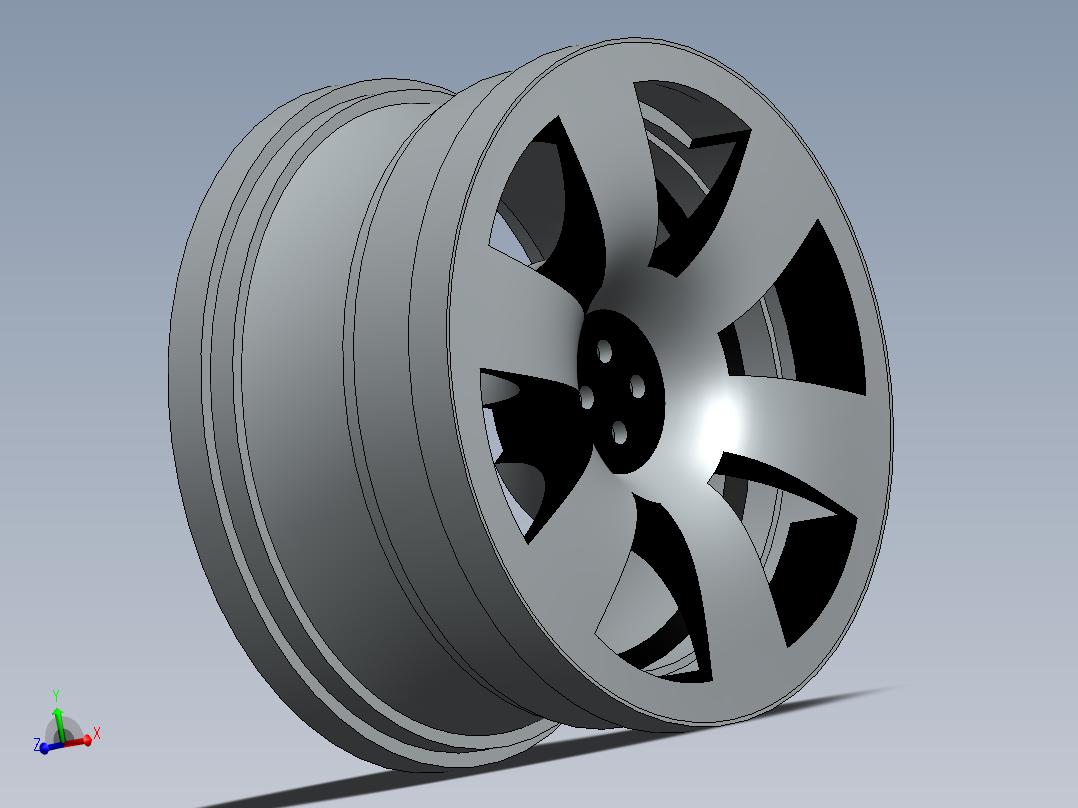 轮毂、轮胎(35)主视图