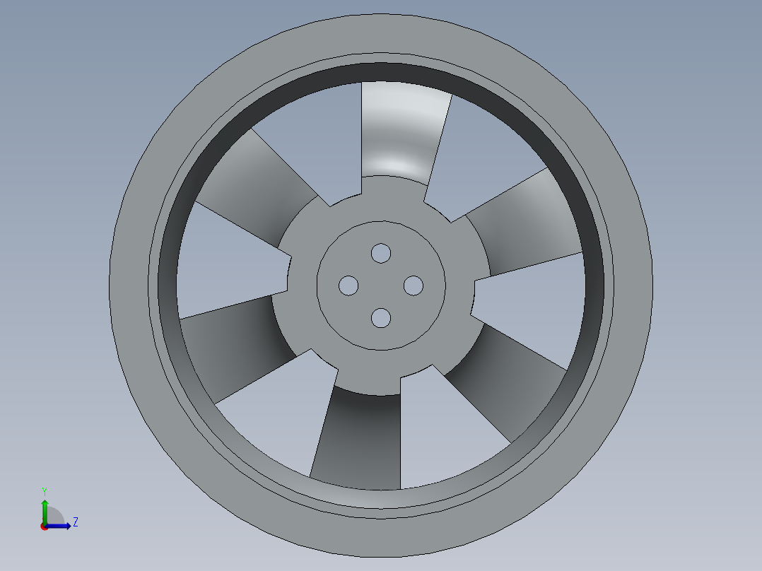 轮毂、轮胎(35)左视图