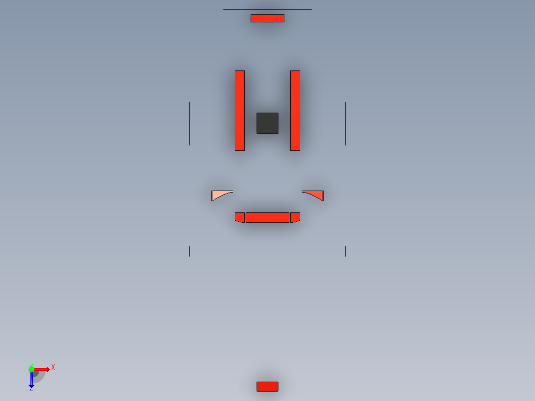 A2005051-乐高赛车手 - 埃尔诺·法拉利 117 (8652)俯视图