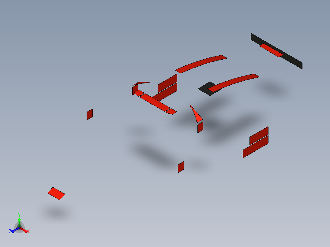 A2005051-乐高赛车手 - 埃尔诺·法拉利 117 (8652)正等轴测图