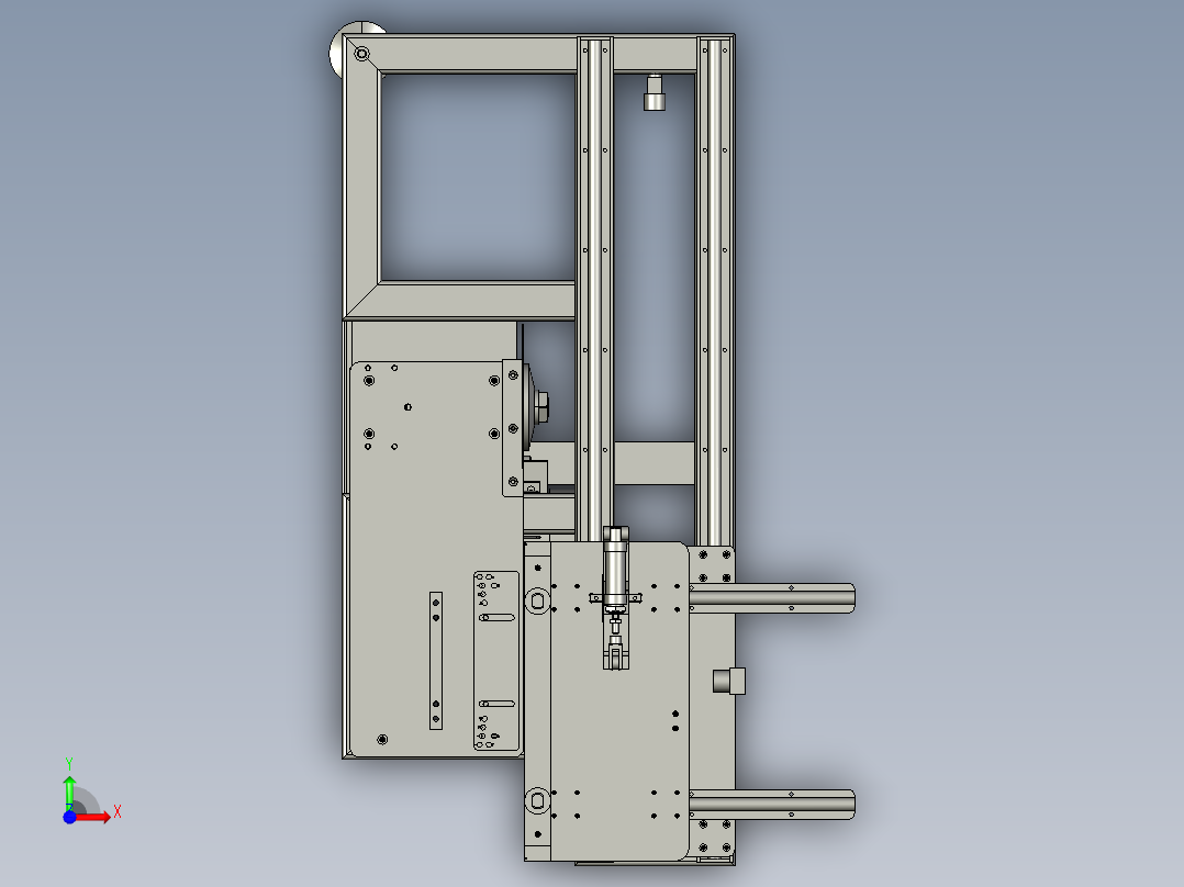 B2004508-单边锯切机前视图