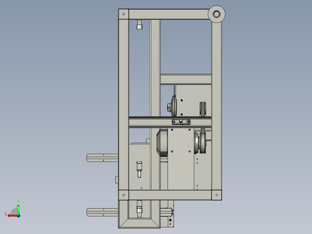 B2004508-单边锯切机后视图
