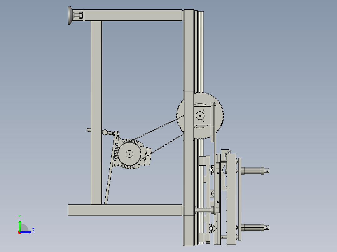 B2004508-单边锯切机左视图