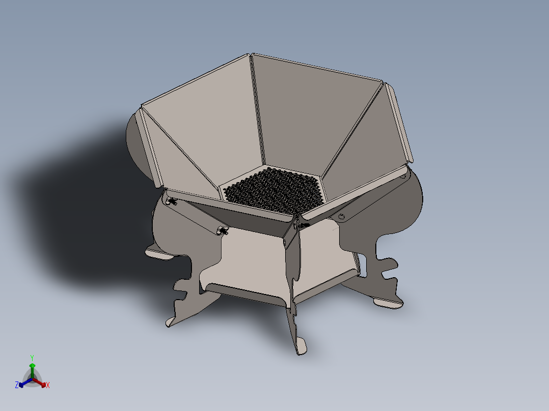 烧烤炉-1烧烤炉(29)正等轴测图