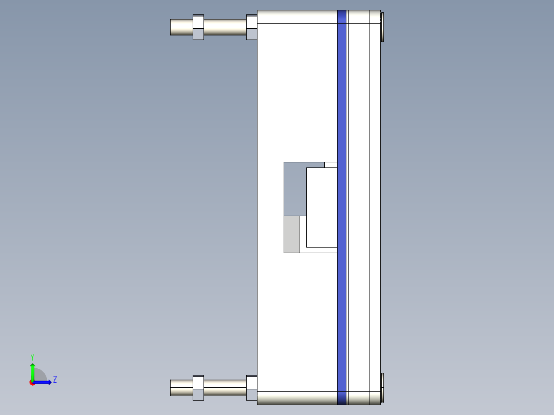 A2004977-Nextion 4.3寸 保护套左视图