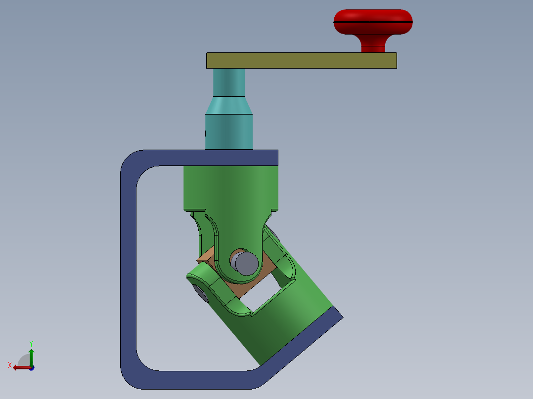 万向节(7)后视图