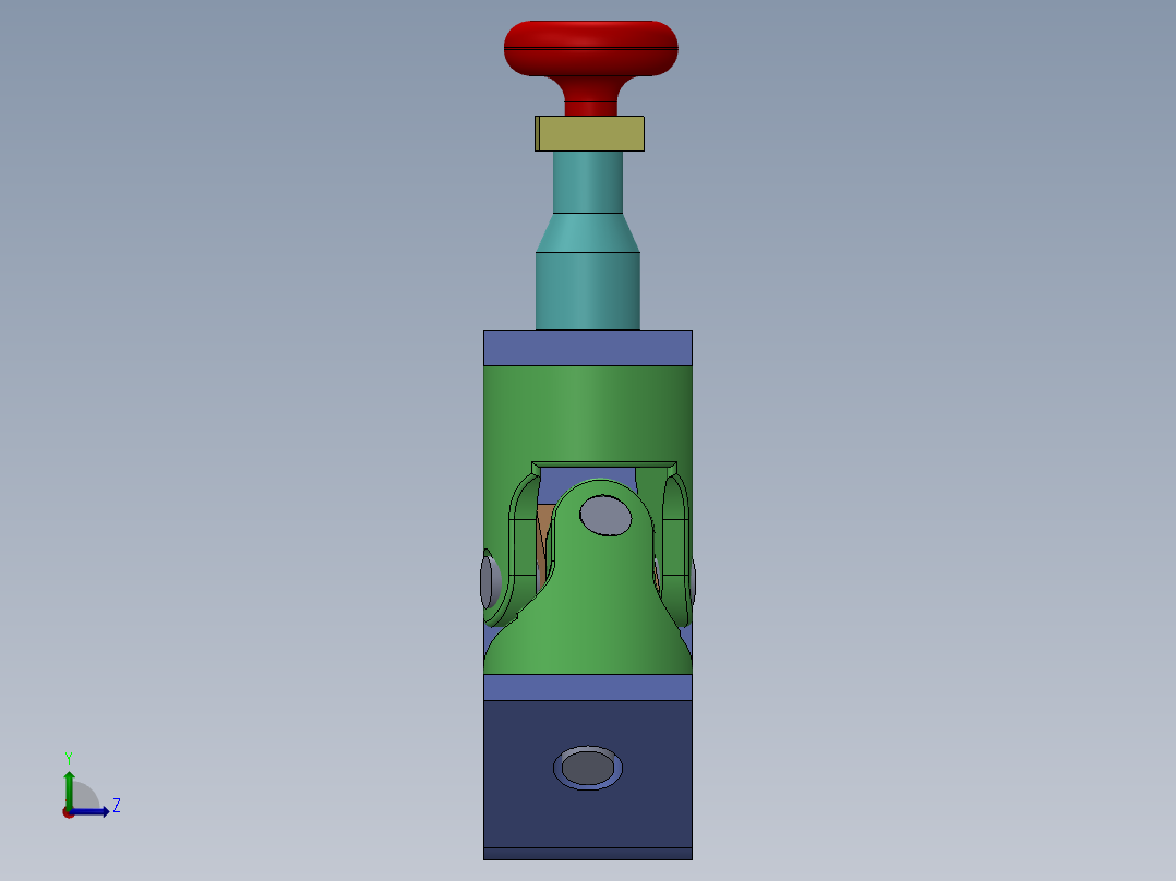 万向节(7)左视图