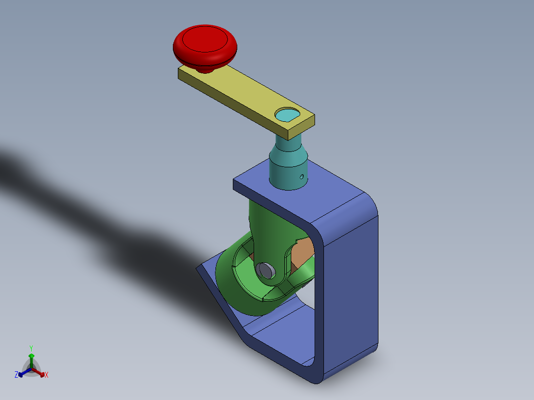万向节(7)正等轴测图