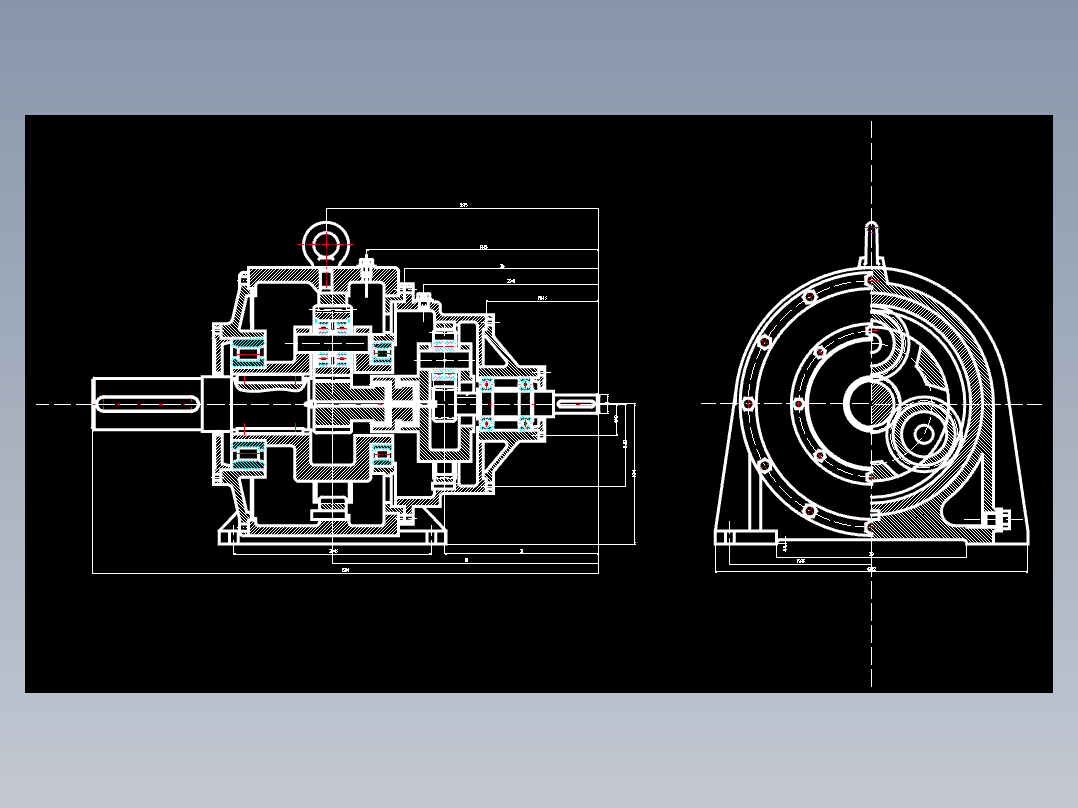 二级行星减速器-- 71826--5