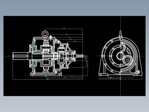 二级行星减速器-- 71826--5