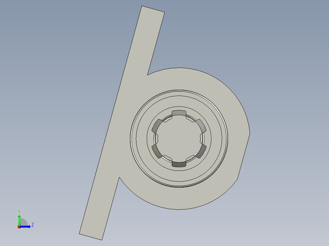 5YB-2-11输入轴座总成左视图