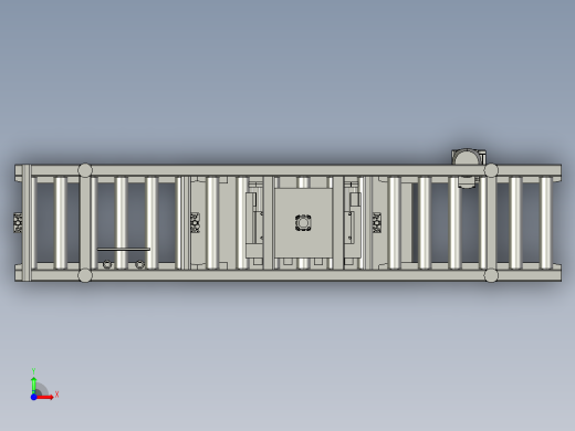 滚筒输送线举升结构前视缩略图