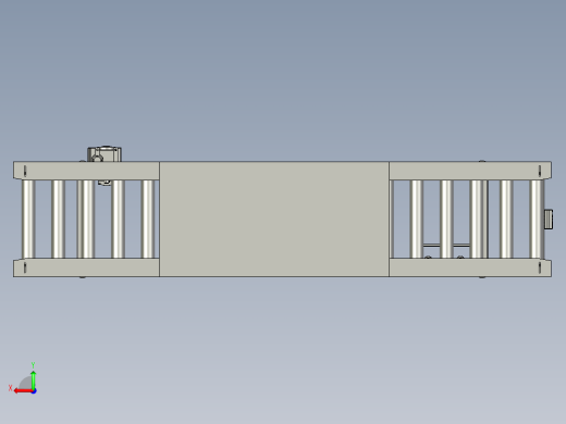 滚筒输送线举升结构后视缩略图