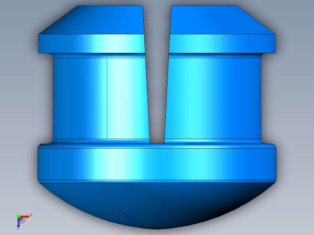 变速箱衬套俯视图