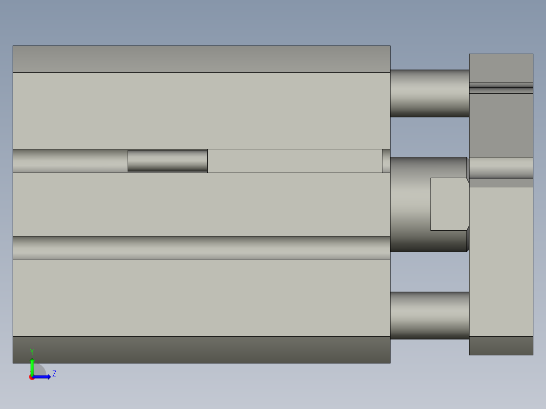 塑胶件自动加螺纹设备设计-A_CDQMB25-15-A93左视图