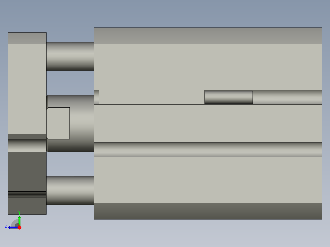 塑胶件自动加螺纹设备设计-A_CDQMB25-15-A93右视图