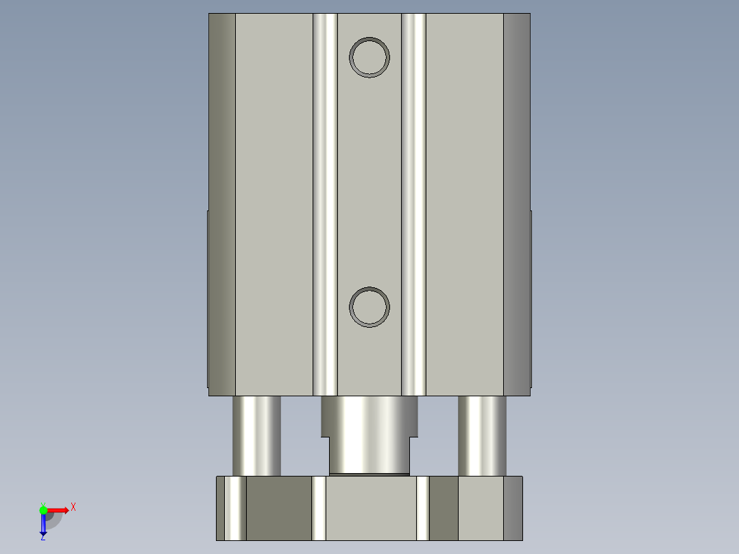 塑胶件自动加螺纹设备设计-A_CDQMB25-15-A93俯视图