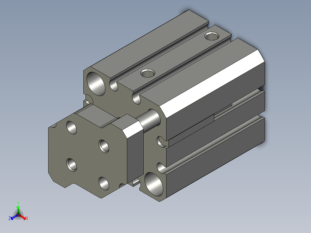 塑胶件自动加螺纹设备设计-A_CDQMB25-15-A93正等轴测图