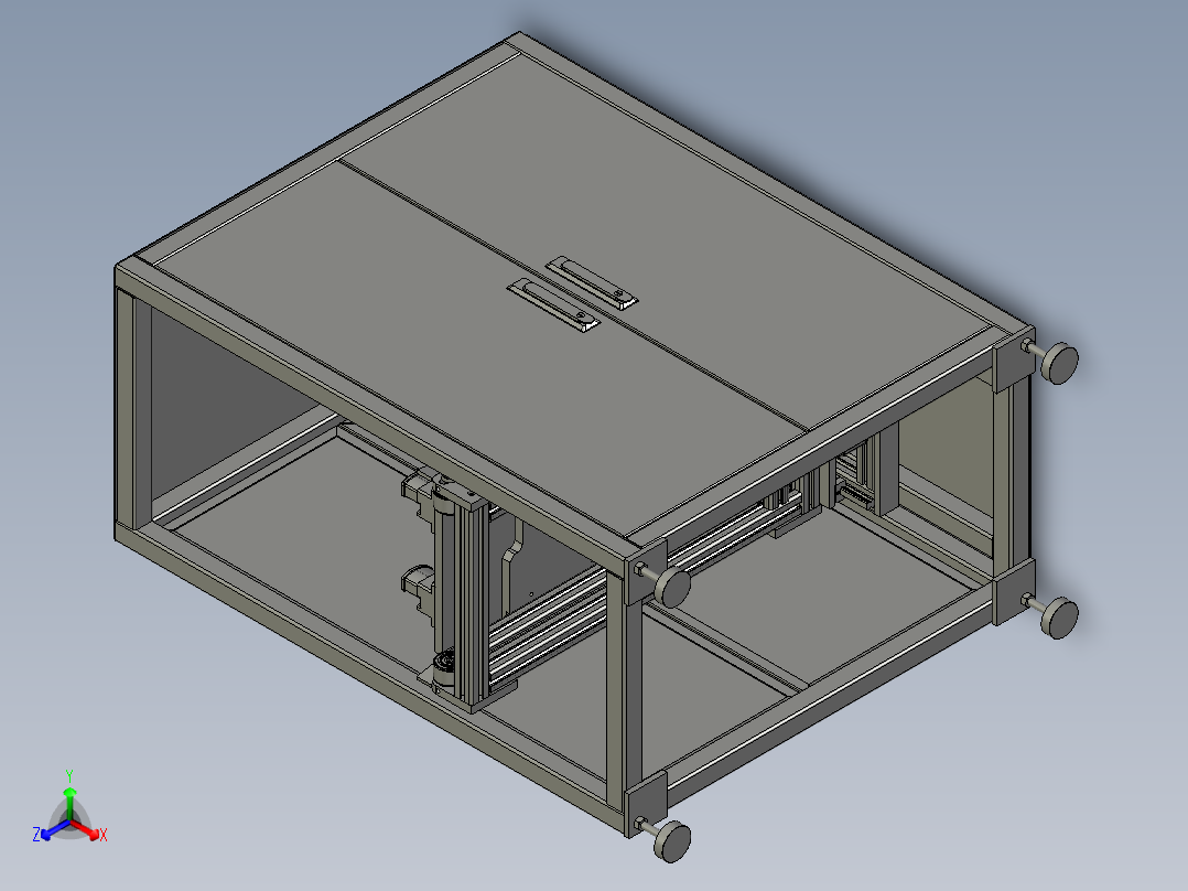 BKA110-10-000升降仓正等轴测图