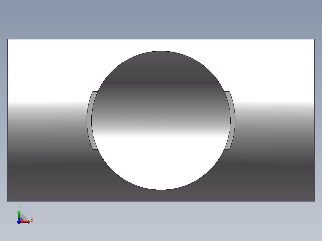 U-PVC_TEE_DN300前视图