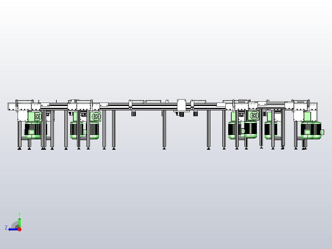 非标-C型输送装配线右视图