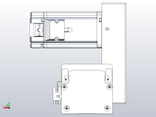 皮带直线轴半封闭可选导轨TPA-HNB-85S-90-L1050-LU-C-P20-N3后视缩略图