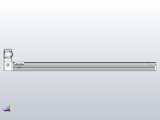 皮带直线轴半封闭可选导轨TPA-HNB-85S-90-L1050-LU-C-P20-N3右视缩略图