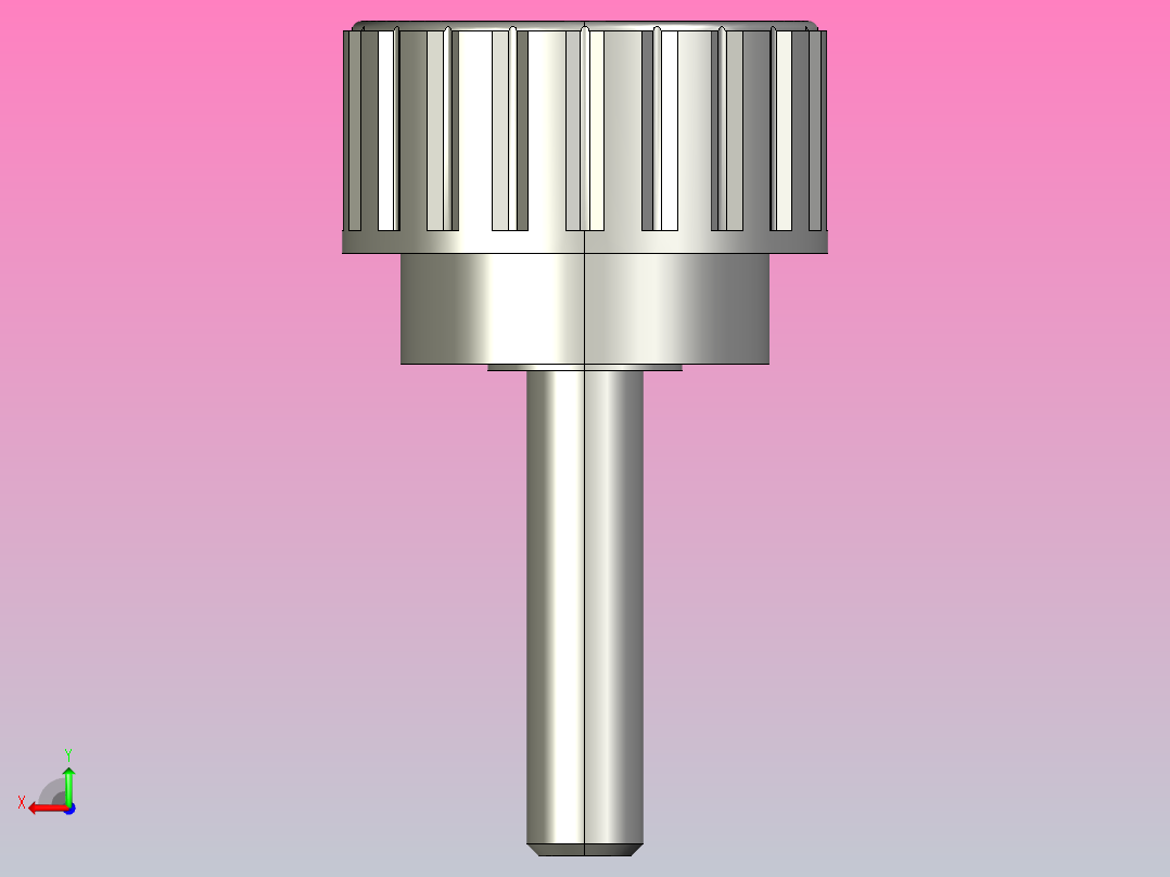 MISUMI小型直纹把手小型旋钮NBM6-25-25后视图
