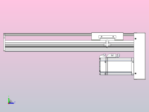 日规模组半封闭丝杆TPA-HNR-105D-1610C-L250-MP-Y-P40-N3左视缩略图
