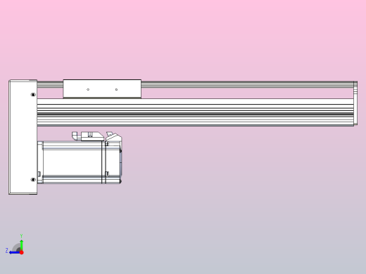 日规模组半封闭丝杆TPA-HNR-105D-1610C-L250-MP-Y-P40-N3右视缩略图