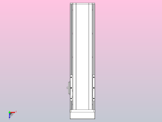 日规模组半封闭丝杆TPA-HNR-105D-1610C-L250-MP-Y-P40-N3俯视缩略图