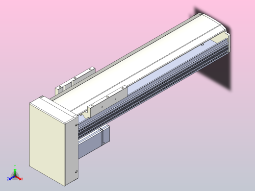日规模组半封闭丝杆TPA-HNR-105D-1610C-L250-MP-Y-P40-N3正等轴测缩略图