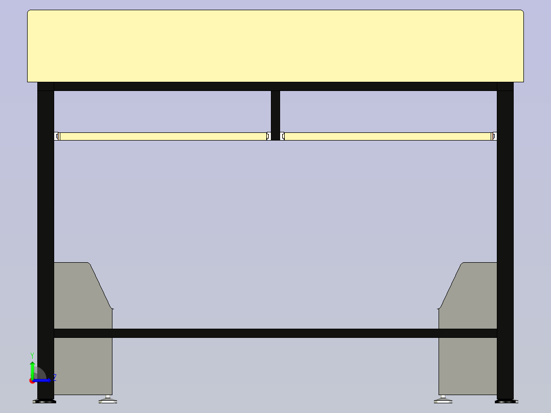 A0005225-办公桌左视图